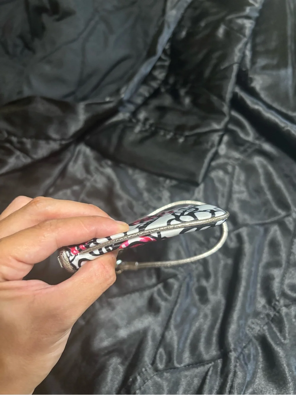 COACH Poppy Sateen Small Wristlet